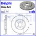 Delphi Bremsscheibe BG3430 Delphi Bremsscheibe BG3430