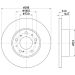 Hella Bremsscheibe 8DD 355 101-781 Hella Bremsscheibe 8DD 355 101-781