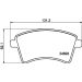 Hella Bremsbelagsatz, Scheibenbremse 8DB 355 013-961 Hella Bremsbelagsatz, Scheibenbremse 8DB 355 013-961