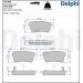 Delphi Bremsbelagsatz, Scheibenbremse LP2295 Delphi Bremsbelagsatz, Scheibenbremse LP2295