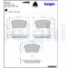 Delphi Bremsbelagsatz, Scheibenbremse LP2103 Delphi Bremsbelagsatz, Scheibenbremse LP2103