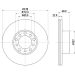 Bremsscheibe 8DD 355 100-401