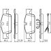 BOSCH Bremsbelagsatz, Scheibenbremse 0 986 494 527