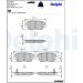 Delphi Bremsbelagsatz, Scheibenbremse LP2202 Delphi Bremsbelagsatz, Scheibenbremse LP2202