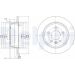 Delphi Bremsscheibe BG3241 Delphi Bremsscheibe BG3241