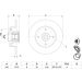 BOSCH Bremsscheibe 0 986 479 278