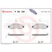 Brembo Bremsbelagsatz, Scheibenbremse PRIME LINE P 56 120 Brembo Bremsbelagsatz, Scheibenbremse PRIME LINE P 56 120