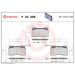 Brembo Bremsbelagsatz, Scheibenbremse PRIME LINE P 23 098