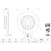 BOSCH Bremsscheibe 0 986 479 056