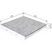 BOSCH 1 987 435 551 Innenraumfilter