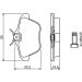 BOSCH Bremsbelagsatz, Scheibenbremse 0 986 494 020