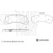 Blue Print Bremsbelagsatz, Scheibenbremse ADBP420060 Blue Print Bremsbelagsatz, Scheibenbremse ADBP420060