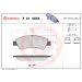 Brembo Bremsbelagsatz, Scheibenbremse XTRA LINE P 61 066X Brembo Bremsbelagsatz, Scheibenbremse XTRA LINE P 61 066X