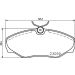 Hella Bremsbelagsatz, Scheibenbremse 8DB 355 011-091 Hella Bremsbelagsatz, Scheibenbremse 8DB 355 011-091