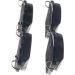 BOSCH 0 986 494 805 Bremsbeläge Low-Metallic, mit Anti-Quietsch-Blech