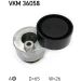 SKF Spannrolle, Keilrippenriemen VKM 36058