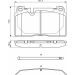BOSCH Bremsbelagsatz, Scheibenbremse 0 986 494 694 BOSCH Bremsbelagsatz, Scheibenbremse 0 986 494 694