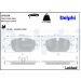 Delphi Bremsbelagsatz, Scheibenbremse LP3256 Delphi Bremsbelagsatz, Scheibenbremse LP3256