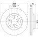 Bremsscheibe 8DD 355 113-531 Bremsscheibe 8DD 355 113-531