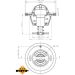 NRF Thermostat, Kühlmittel EASY FIT 725126 NRF Thermostat, Kühlmittel EASY FIT 725126