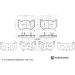 Blue Print Bremsbelagsatz, Scheibenbremse ADBP420069 Blue Print Bremsbelagsatz, Scheibenbremse ADBP420069