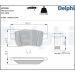 Delphi Bremsbelagsatz, Scheibenbremse LP2126 Delphi Bremsbelagsatz, Scheibenbremse LP2126