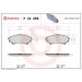Brembo Bremsbelagsatz, Scheibenbremse PRIME LINE P 24 086 Brembo Bremsbelagsatz, Scheibenbremse PRIME LINE P 24 086