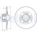Delphi Bremsscheibe BG9114RS