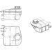 NRF Ausgleichsbehälter, Kühlmittel EASY FIT 454035