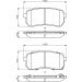 BOSCH Bremsbelagsatz, Scheibenbremse 0 986 494 828 BOSCH Bremsbelagsatz, Scheibenbremse 0 986 494 828