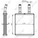NRF Wärmetauscher, Innenraumheizung 54291