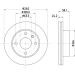 Hella Bremsscheibe 8DD 355 100-531