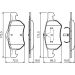 BOSCH Bremsbelagsatz, Scheibenbremse 0 986 424 668 BOSCH Bremsbelagsatz, Scheibenbremse 0 986 424 668