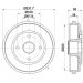 Hella Bremstrommel 8DT 355 301-031