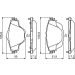 BOSCH 0 986 494 805 Bremsbeläge Low-Metallic, mit Anti-Quietsch-Blech