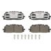 Brembo Bremsbelagsatz, Scheibenbremse XTRA LINE P 85 165X