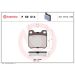 Brembo Bremsbelagsatz, Scheibenbremse PRIME LINE P 59 014 Brembo Bremsbelagsatz, Scheibenbremse PRIME LINE P 59 014