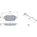 BOSCH Bremsbelagsatz, Scheibenbremse 0 986 494 115 BOSCH Bremsbelagsatz, Scheibenbremse 0 986 494 115