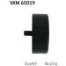 SKF Umlenk-/Führungsrolle, Keilrippenriemen VKM 65019