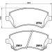 Brembo Bremsbelagsatz, Scheibenbremse PRIME LINE P 83 064 Brembo Bremsbelagsatz, Scheibenbremse PRIME LINE P 83 064