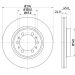 Bremsscheibe 8DD 355 105-131 Bremsscheibe 8DD 355 105-131