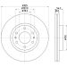 Bremsscheibe 8DD 355 117-021 Bremsscheibe 8DD 355 117-021