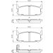 BOSCH Bremsbelagsatz, Scheibenbremse 0 986 494 226 BOSCH Bremsbelagsatz, Scheibenbremse 0 986 494 226