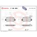 Brembo Bremsbelagsatz, Scheibenbremse PRIME LINE P 68 063 Brembo Bremsbelagsatz, Scheibenbremse PRIME LINE P 68 063