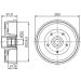 BOSCH Bremstrommel 0 986 477 283