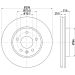 Bremsscheibe 8DD 355 128-811 Bremsscheibe 8DD 355 128-811