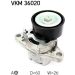 SKF Spannrolle, Keilrippenriemen VKM 36020