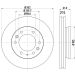 Bremsscheibe 8DD 355 119-211 Bremsscheibe 8DD 355 119-211