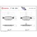 Brembo Bremsbelagsatz, Scheibenbremse PRIME LINE P 68 039 Brembo Bremsbelagsatz, Scheibenbremse PRIME LINE P 68 039