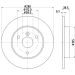 Bremsscheibe 8DD 355 113-561 Bremsscheibe 8DD 355 113-561